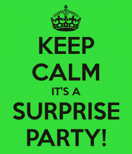 Read more about the article Let’s have a surprise party…