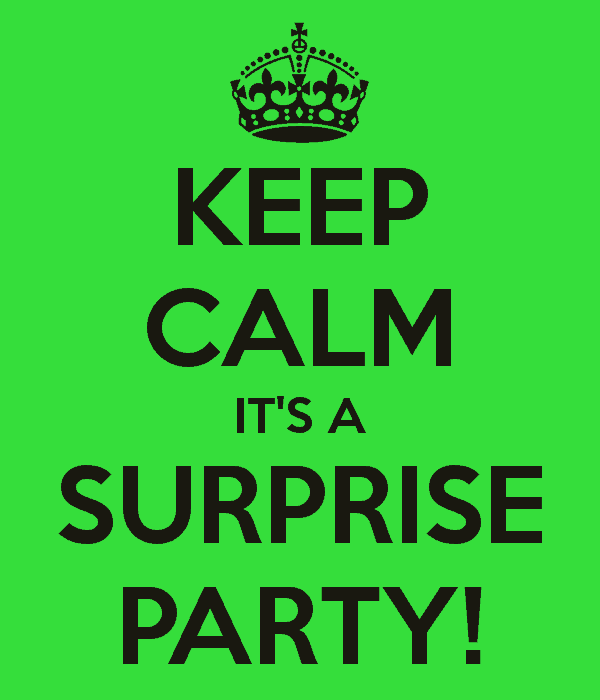 You are currently viewing Let’s have a surprise party…